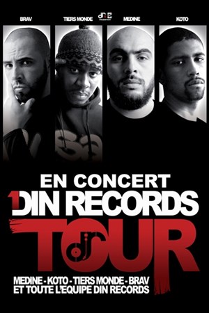 Affiche de Din Records Tour - Nakk Mendosa