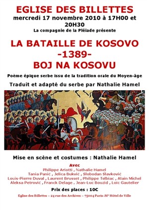 Affiche de La bataille de Kosovo - 1389 - Boj na Kosovu