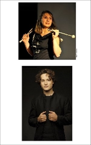 Affiche de Thomas Enhco, piano - Vassilena Serafimova, percussions - concert Jeunes Talents