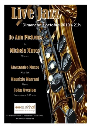 Affiche de Diner spectacle Jazz et gospel