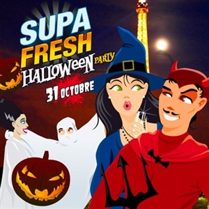Affiche de Supa Fresh Halloween party