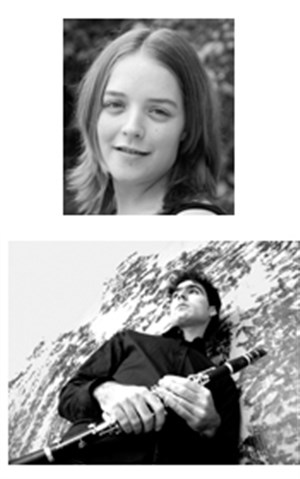 Affiche de Bruno Bonansea, clarinette - Amandine Duchênes, piano - Concert Jeunes Talents