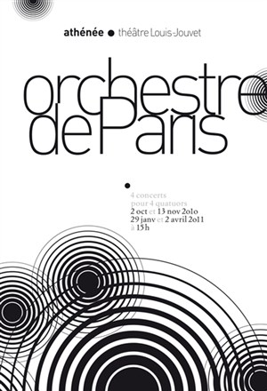 Affiche de Variations sur percussions par l 'Orchestre de Paris
