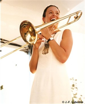 Affiche de Sarah Morrow trio avec Rhoda Scott