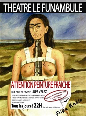Affiche de Attention peinture fraiche