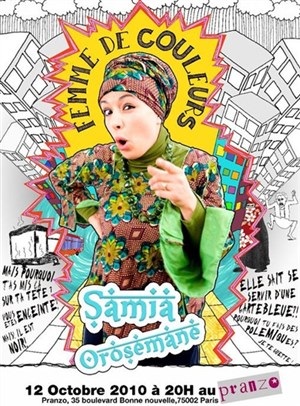 Affiche de Samia Orosemane dans Femme de couleurs