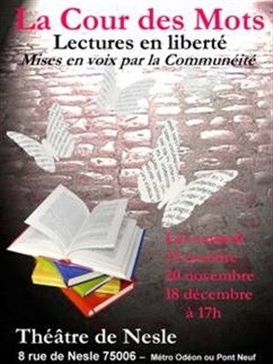 Affiche de La cour des mots... Lectures en liberté