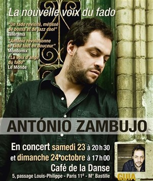Affiche de Antonio Zambujo