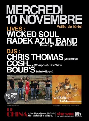 Affiche de Radek Azul Band & Wicked soul