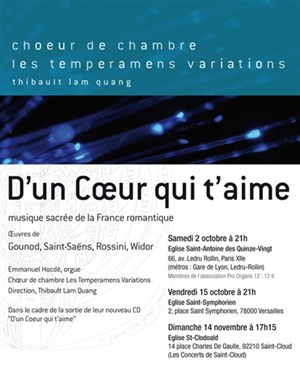 Affiche de Concert ensemble vocal