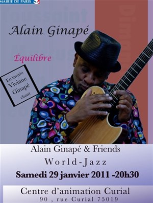 Affiche de Alain Ginapé & Friends | Centre Curial