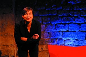 Affiche de Nathalie Grauwin dans L'amie ou des journées entières avec Marguerite Duras