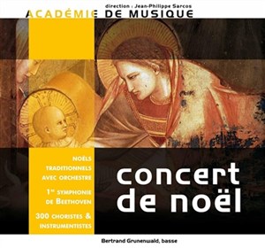 Affiche de Concert de Noël - Ire symphonie de Beethoven