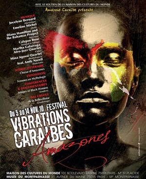 Affiche de Festival Vibrations Caraïbes : soirée poétique