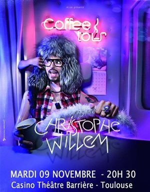 Affiche de Christophe Willem dans Coffee Tour