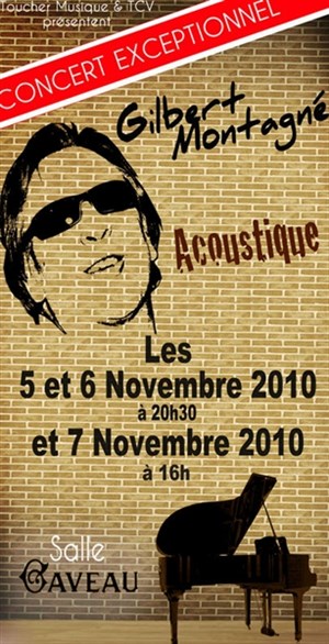 Affiche de Gilbert Montagné