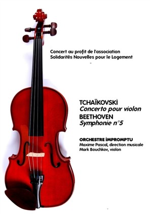 Affiche de Concert Tchaïkovski, Beethoven