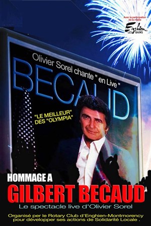 Affiche de Hommage à Gilbert Becaud