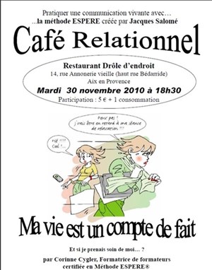 Affiche de Café Relationnel