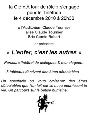 Affiche de L'enfer, c'est les autres