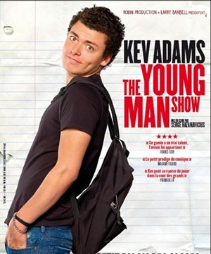 Affiche de Kev Adams dans The young man show