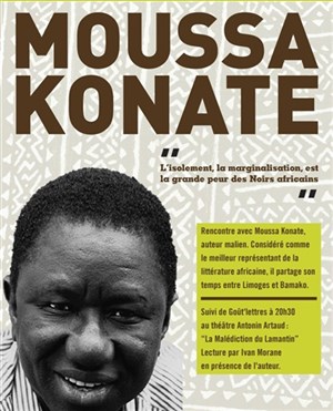 Affiche de Moussa Konaté : Goût'lettres 3