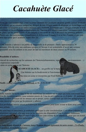 Affiche de Cacahuète glacé...un gorille sur la banquise