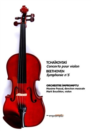 Affiche de Concert Tchaïkovski, Beethoven