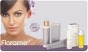 Affiche de Soin complet du visage bio Florame et rituel de massage