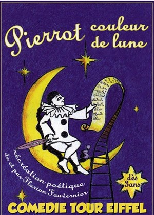 Affiche de Pierrot couleur de lune