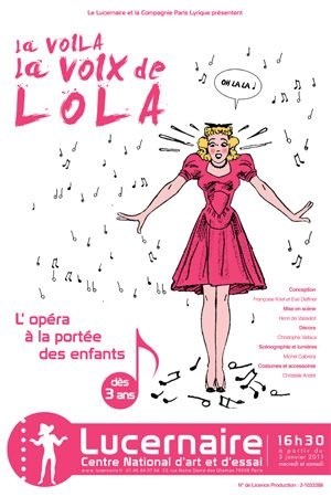 Affiche de La voilà la voix de Lola