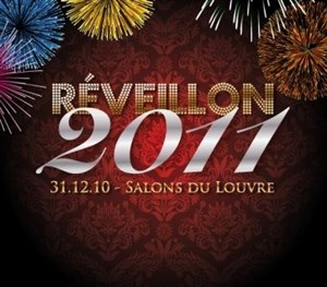 Affiche de Réveillon aux Salons du Louvre