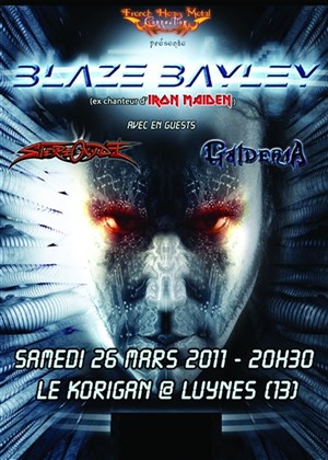 Affiche de Blaze Bayley, Stereoxyde, Galderia