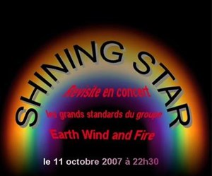 Affiche de shining star Tribute to Earth, Wind and Fire