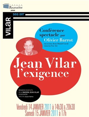 Affiche de Jean Vilar, l'exigence