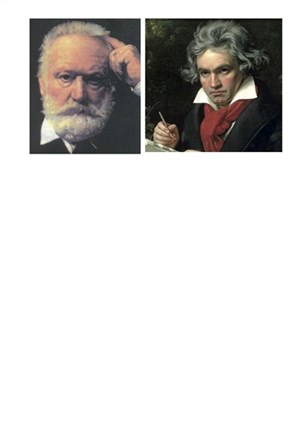 Affiche de Hugo-Beethoven: deux révolutionnaires ou l'art de créer des soleils