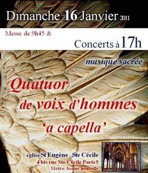 Affiche de Les concerts à saint Eugène-Sainte Cécile