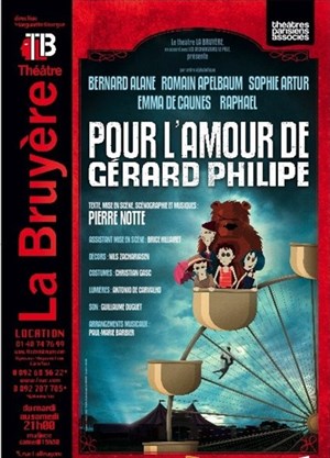 Affiche de Pour l'amour de Gérard Philipe | avec Emma De Caunes, Raphael