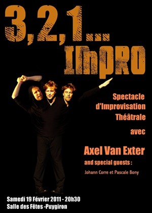 Affiche de 3, 2, 1 ... impro !
