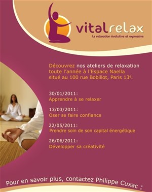 Affiche de Les Ateliers Vital Relax - Oser se faire confiance