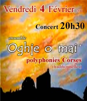 Affiche de Polyphonies Corses traditionnelles