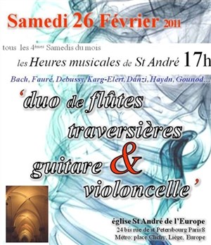Affiche de Les heures musicales de Saint André