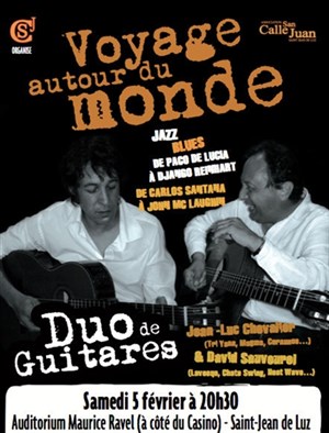 Affiche de Duo de guitare - Voyage autour du monde