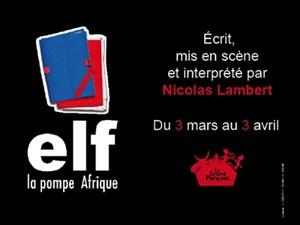 Affiche de Elf, La pompe Afrique