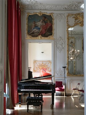Affiche de Pierre Stéphane Schmidlet, violon Antoine de Grolée, piano - concert Jeunes Talents