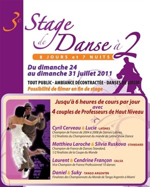 Affiche de Stage de Danse  Multi Prof
