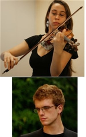 Affiche de Rachel Givelet et Pierre Chalmeau: Mozart, Grieg, Prokofiev, Lutoslawski