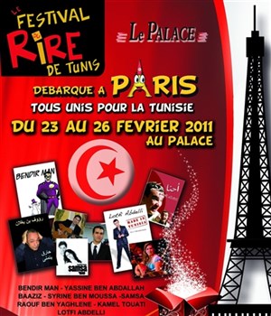 Affiche de Festival du rire de Tunis avec Lofti Abdelli, Bendir Man...