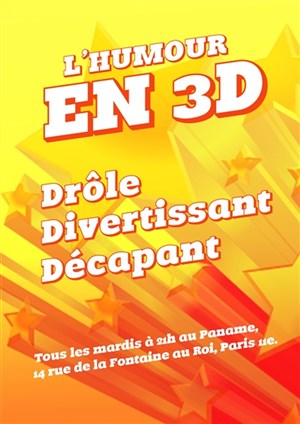 Affiche de L'Humour en 3D