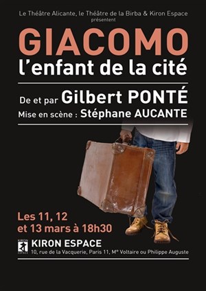 Affiche de Giacomo, l'enfant de la cité